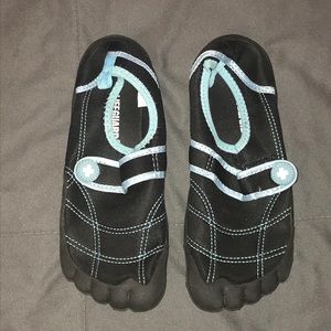 Black and blue lifeguard water shoes!